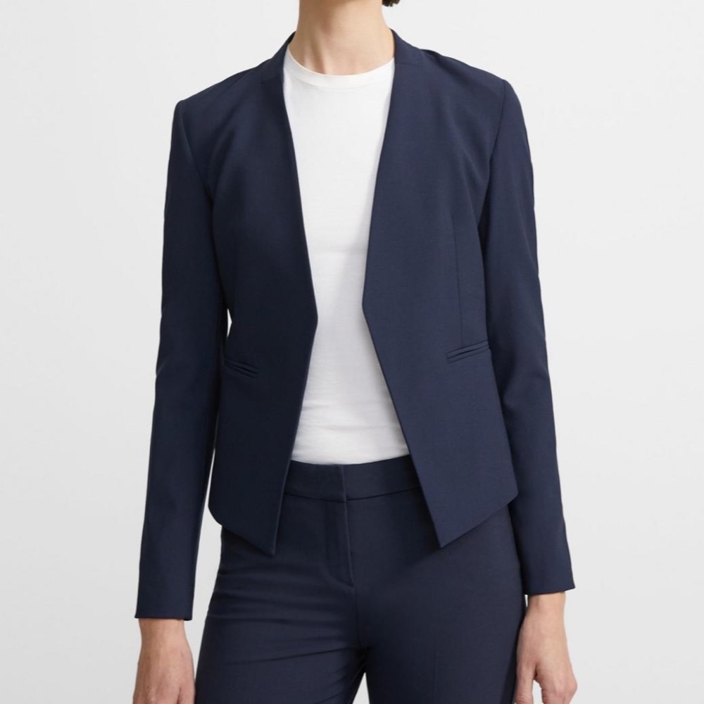 Theory Blazer Sz 4 Blue
